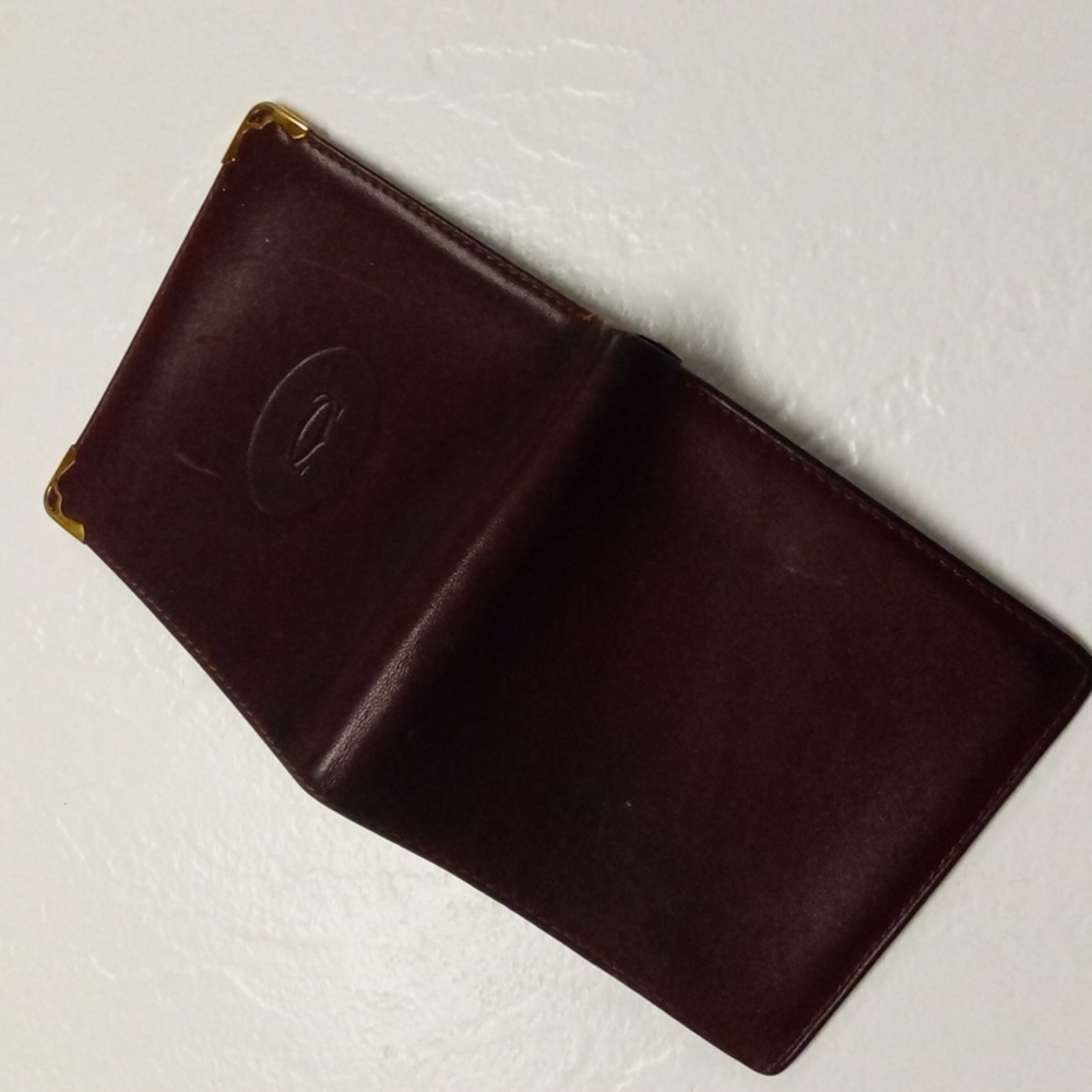 Cartier Must de Cartier Bifold Wallet Gold Corners - Picture 5 of 14